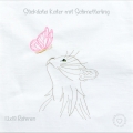 Stickdatei Kater mit Schmetterling