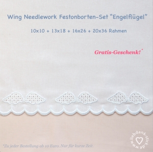 Wing-Needlework-Festonborten-Set-Engelflgel-Endlosornament-Endlosborte