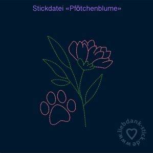 Stickdatei-Pftchenblume-10x10-Rahmen