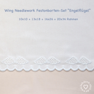 Wing-Needlework-Festonborten-Set-Engelflgel-Endlosornament-Endlosborte