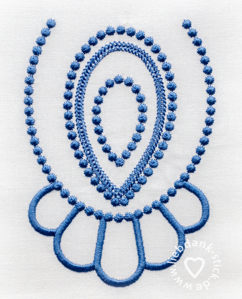 Bild 1 von Paisley Endlosborte, Spitzenborte 12x12 + 13x18 + 16x24 + 20x36 + Ornament 12x12