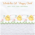 Bild 1 von Festonbortenset,  Happy Chick 10x10 + 13x18 + 16x26 + 20x36, Endlosornament, Endlosborte