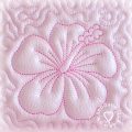 Bild 3 von ITH Quilttasche Hibiskus 13x18 oder 16x26 Rahmen, inkl. Schnittmuster