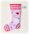 Bild 2 von Weihnachtsstiefel ITH Stickdatei 13x18