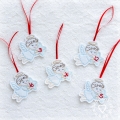 Bild 5 von ITH Adventskalender-Zahlen, Engelchen, Anhänger