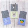 Bild 4 von ITH Filz - Bestecktaschen 10x10 Rahmen, Ostern, Frühling, Easter