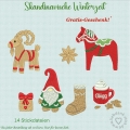 Bild 1 von Skandinavische Winterzeit Stickdateien-Set 