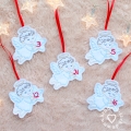 Bild 2 von ITH Adventskalender-Zahlen, Engelchen, Anhänger
