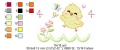 Bild 5 von Festonbortenset,  Happy Chick 10x10 + 13x18 + 16x26 + 20x36, Endlosornament, Endlosborte