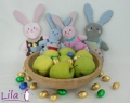 Bild 23 von ITH Hasen Stickdatei 13x18 Junge + Mädchen, Ostern